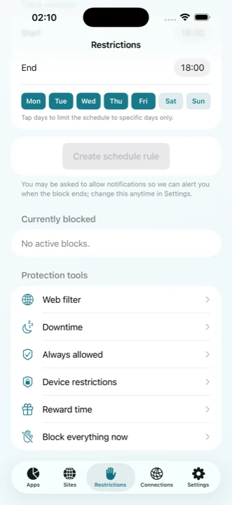 Restrictions